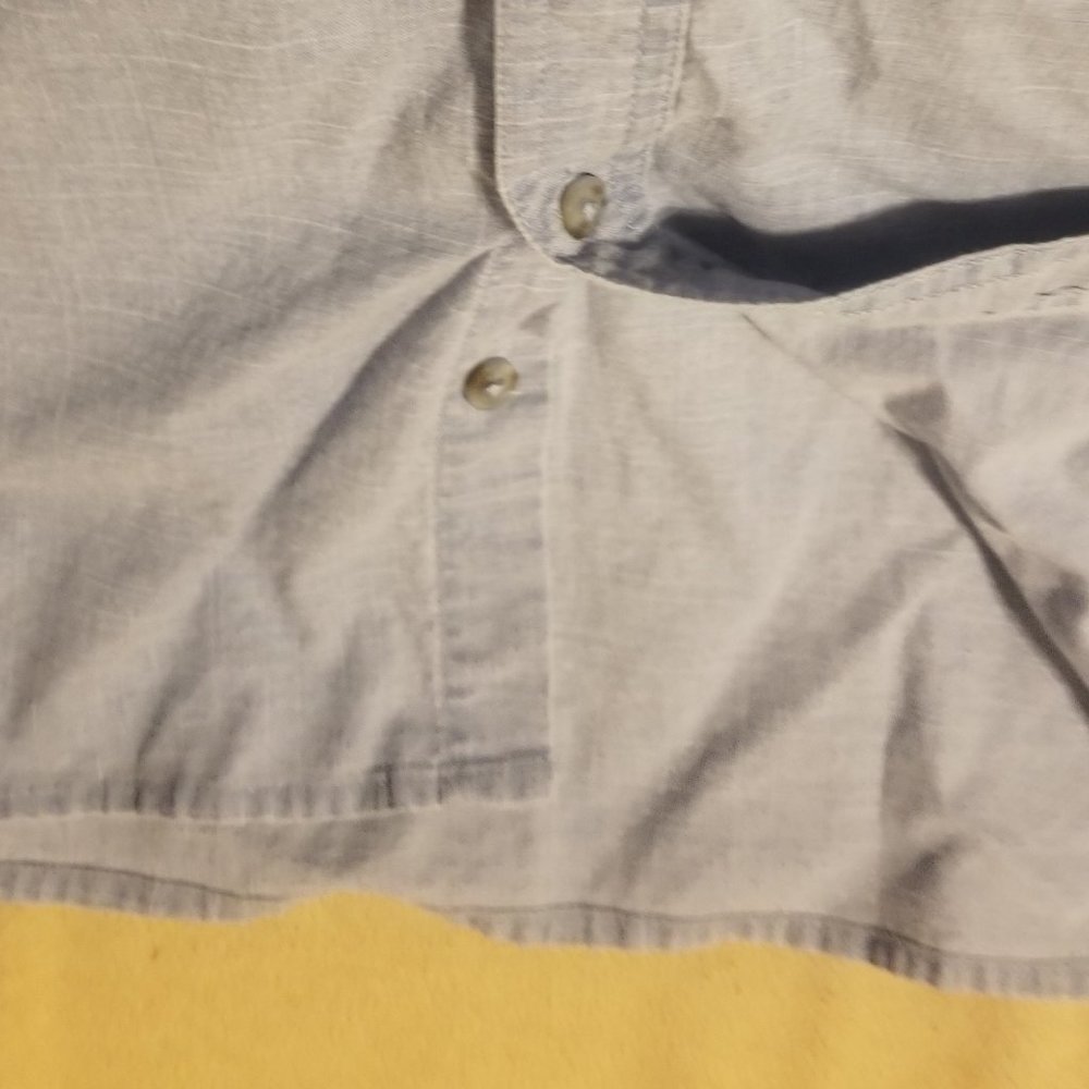 light blue denim Faded Glory men's 2XL shirt - Picture 3 of 5
